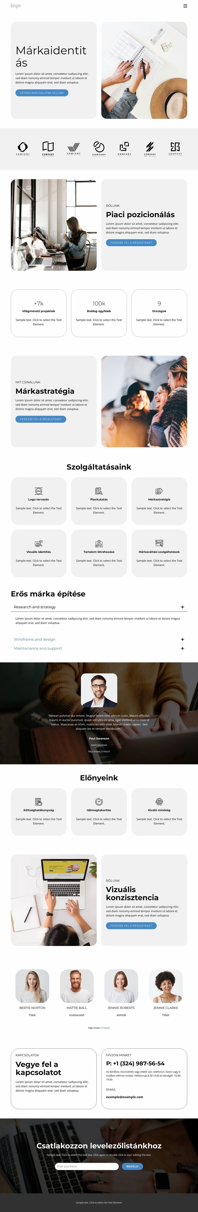 Piaci pozicionálás WordPress Téma