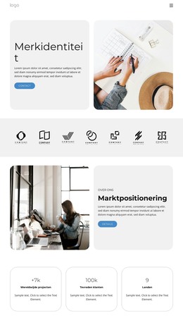 Marktpositionering - HTML-Sjabloon Downloaden