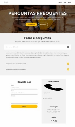 Fatos E Perguntas Psge - HTML Website Creator