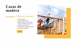 Diseño Del Sitio Para Casas De Madera