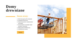Drewniane Domy - Strona Z Możliwością Pobrania Szablonu HTML