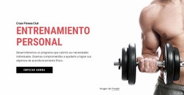 Entrenamientos Personales - Diseño De Sitio Moderno