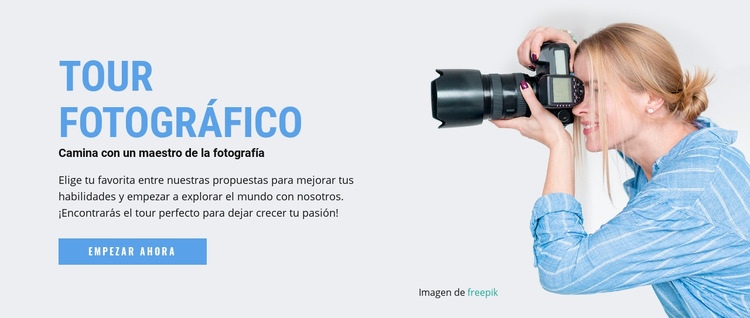 Mejores talleres de fotografía Página de destino