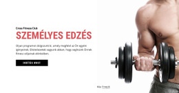 Személyi Edzések - Sablon Elemek Hozzáadásához Az Oldalhoz