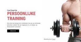 Pagina-HTML Voor Persoonlijke Trainingen