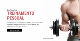 Modelo De Site Para Treinamentos Pessoais