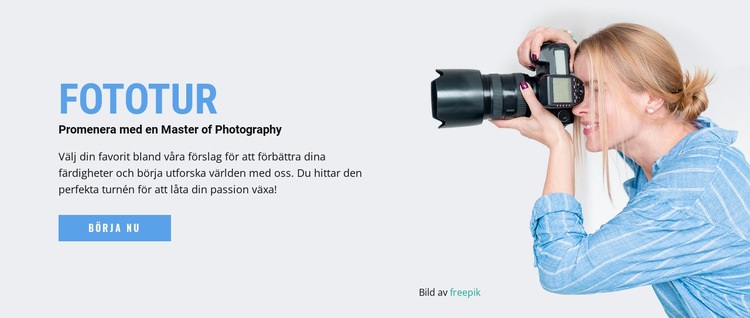 Bästa fotograferingsverkstäder HTML-mall