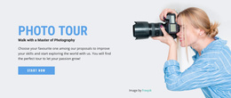 Best Photography Workshops - Drag & Drop Landing Page