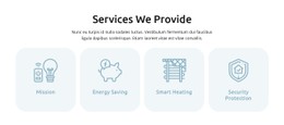 Responsive HTML For Smart Home Automation Services