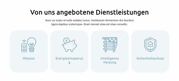 Smart-Home-Automatisierungsdienste Vorlage