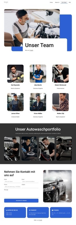 Autowaschservice-Team