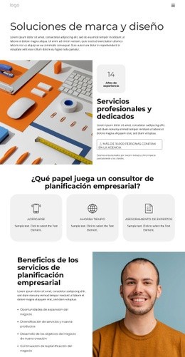 Continuación De La Planificación Empresarial - Hermoso Diseño De Sitio Web