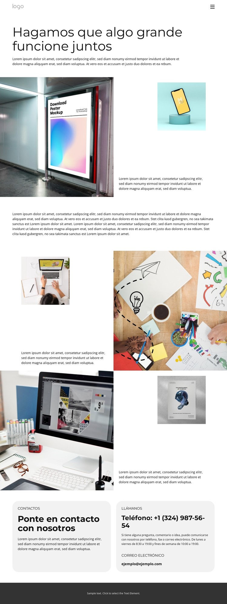 Aportamos ideas brillantes Plantilla CSS