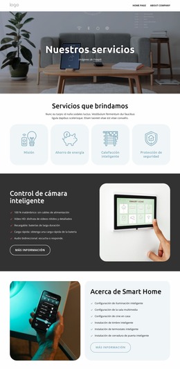 Creador De Páginas Joomla Para Servicios De Hogar Inteligente