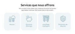 Services De Domotique Intelligente - Responsive HTML Website Designer