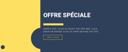 Offre Spéciale - Build HTML Website