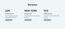 Bureaux De L'Entreprise - Modèle HTML D'Une Page