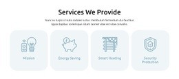 Smart home automation services - Html Code Example by Nicepage