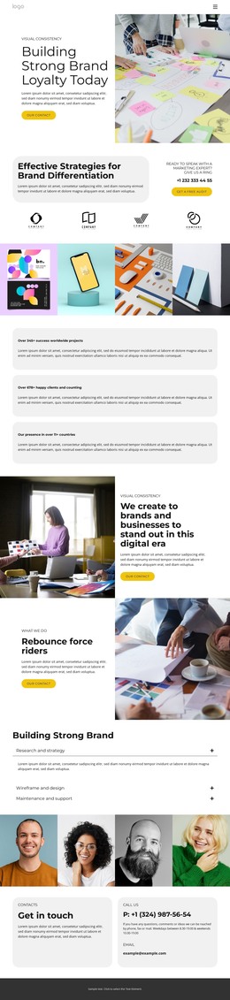 Successfully finished projects - HTML Template by Nicepage