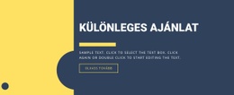 Különleges Ajánlat