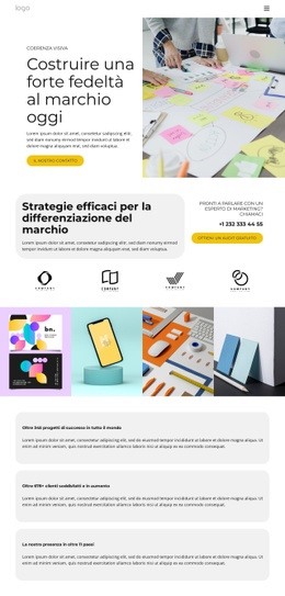 Generatore Di Siti Web Gratuito Per Soluzioni Di Branding E Design