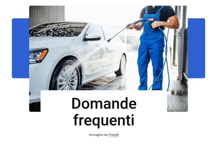 Domande frequenti sull'autolavaggio Costruttore di siti web HTML