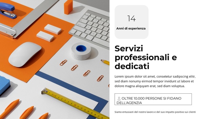 Progetti completati con successo Modello di sito Web