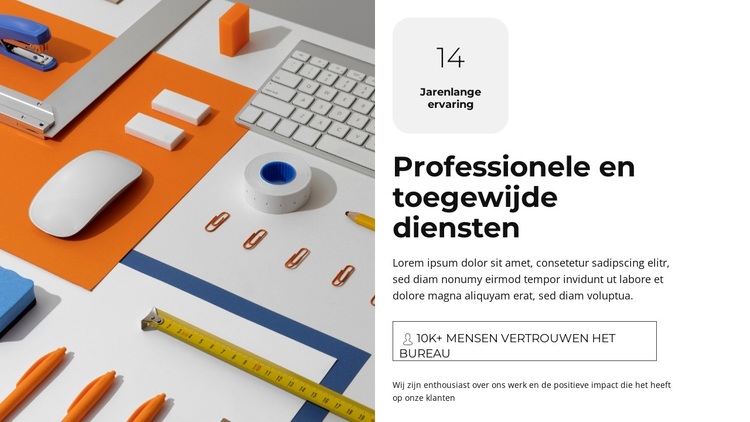 Succesvol afgeronde projecten WordPress-thema