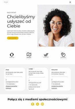 Ekskluzywny Projekt Strony Internetowej Dla Connect With Social Media