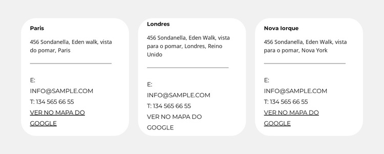 Trabalhar em conjunto Modelo de site