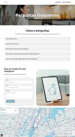 Perguntas Frequentes Sobre Casa Inteligente - Tema WordPress Definitivo