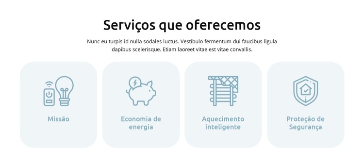 Serviços de automação residencial inteligente Tema WordPress