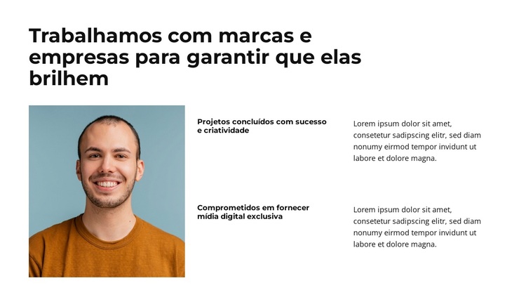 Fornecer soluções de branding Tema WordPress