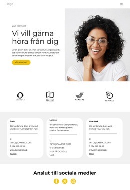 Connect With Social Media - Fantastiskt WordPress-Tema