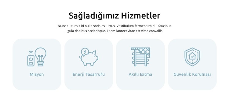 Akıllı ev otomasyon hizmetleri CSS Şablonu