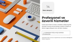 Başarıyla Tamamlanan Projeler Için HTML Sayfa Tasarımı