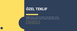 Özel Teklif