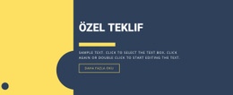 Özel Teklif