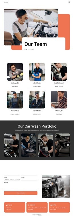 Car Wash Service Team