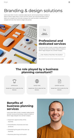 Business Planning Continuation - Modern WordPress Theme