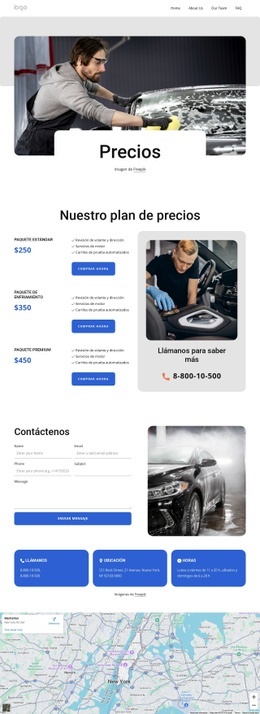 Diseño De Sitio Listo Para Usar Para Nuestro Plan De Precios