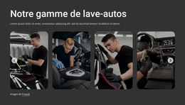 Gamme De Lavage De Voitures - Modèle De Site Web Gratuit