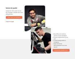 Nous Fournissons Des Services De Nettoyage Automobile De Haute Qualité - Modèle Web