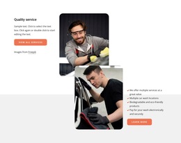 We Provide High Quality Car Detailing - HTML5 Template