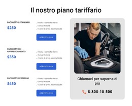 Prezzi Autolavaggio - Modello Web Moderno