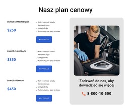 Cennik Myjni Samochodowej - Nowoczesny Szablon Internetowy