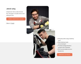 Zapewniamy Wysokiej Jakości Usługi Detailingu Samochodowego - Szablon Internetowy