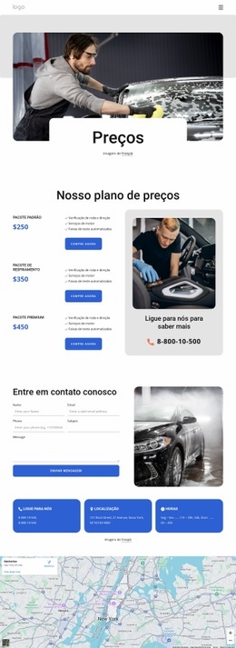 Nosso Plano De Preços - Página De Destino Multifuncional