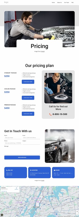 Our Pricing Plan - Multi-Purpose Landing Page