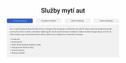 Služby Mytí Aut V Kartách Bezplatná Šablona Webu CSS